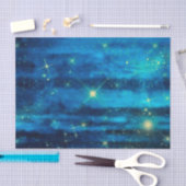 Midnight blue night sky sterren tissuepapier (Craft)