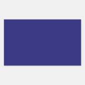 Midnight Blue Rechthoekige Sticker (Voorkant)
