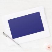 Midnight Blue Rechthoekige Sticker (Envelop)