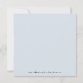 Midnight Blue Schaats Date Ice Skating Party Kaart (Achterkant)