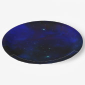 Midnight Blue Sky met sterren Papieren Bordje (Gekanteld)