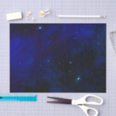 Midnight Blue Sky met sterren Tissuepapier (Craft)