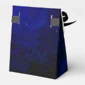 Midnight Blue Sky with Stars Bedankdoosjes (Achterkant)