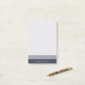Midnight Blue & Smokey Gradiënt Colorblock Post-it® Notes (Op bureau)
