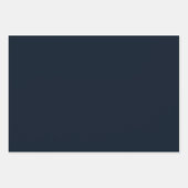 Midnight Blue Solid Inpakpapier Vel (Voorkant)