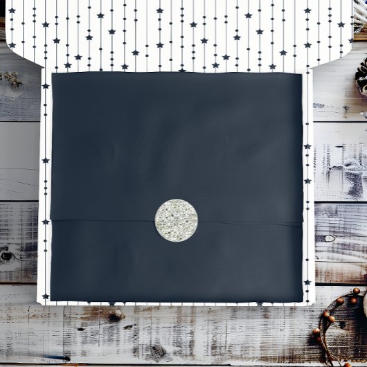 Midnight Blue Solid Tissuepapier