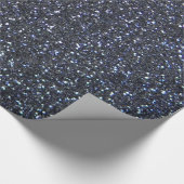 Midnight Blue Spark als stijl Cadeaupapier (Hoek)