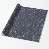Midnight Blue Spark als stijl Cadeaupapier (Uitgerold)
