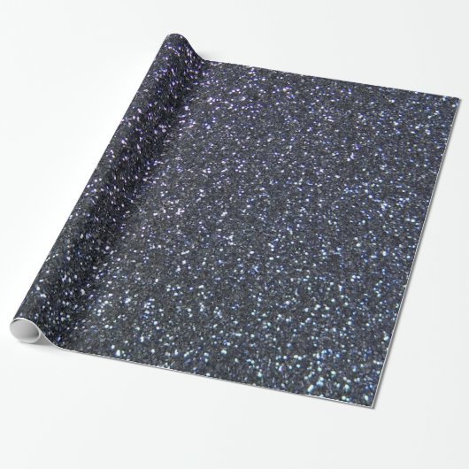 Midnight Blue Spark als stijl Cadeaupapier (Uitgerold)