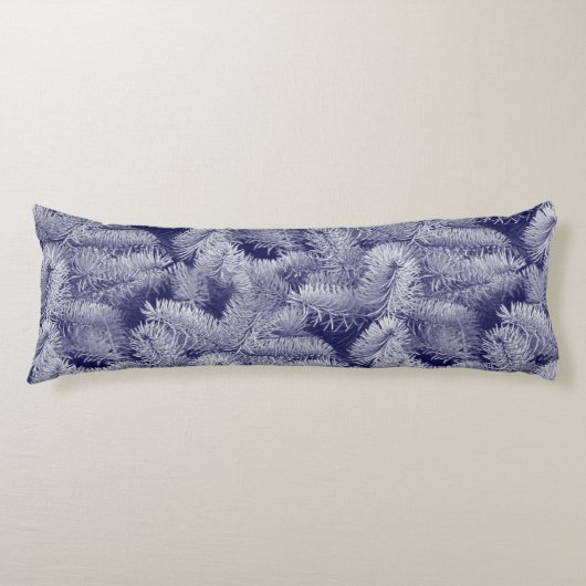 Midnight Blue Spruce Lichaamskussen (Voorkant)