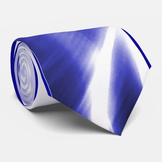 Midnight Blue Stardust Stropdas (Opgerold)