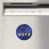Midnight Blue Starlight Cascade Vote Magneet (Insitu (Vaatwasser))
