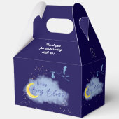 Midnight Blue Starlit Baby Boy Bliss Stork Bedankdoosjes (Voorkant)