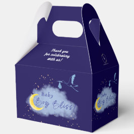 Midnight Blue Starlit Baby Boy Bliss Stork Bedankdoosjes