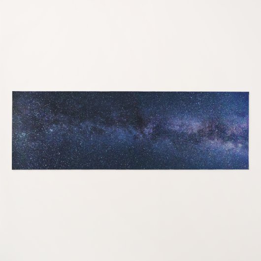 Midnight blue Starry sky Yogamat (Voorkant (horizontaal))