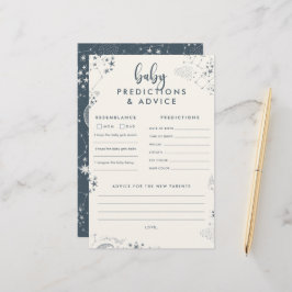 Midnight Blue Sterrennacht Baby shower voorspellin