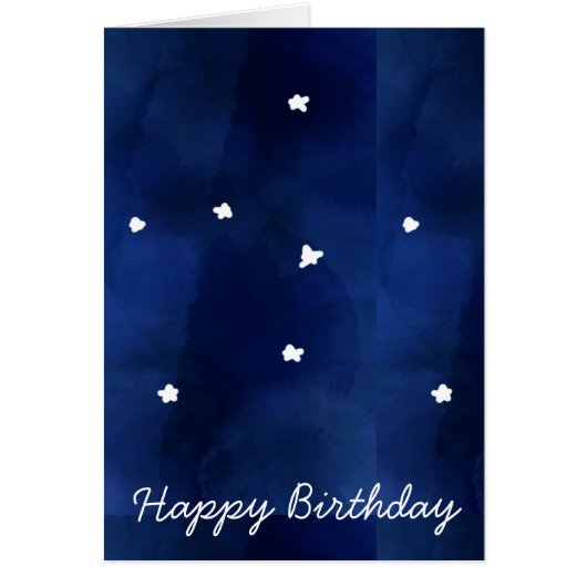 Midnight Blue sterry sky (Voorkant)