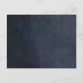 Midnight Blue String Lights Bruiloft invoegen Kaar Informatiekaartje (Achterkant)
