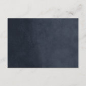 Midnight Blue String Lights Bruiloft invoegen Kaar Informatiekaartje (Achterkant)