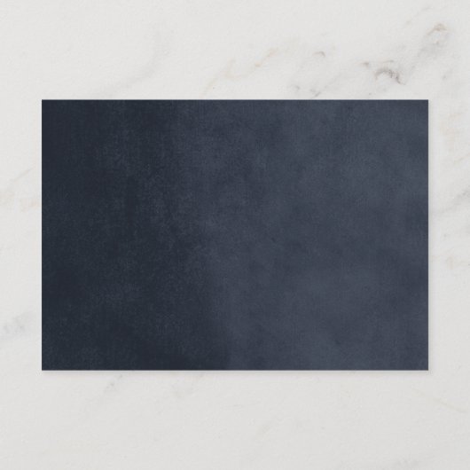 Midnight Blue String Lights Bruiloft invoegen Kaar Informatiekaartje (Achterkant)