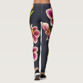 Midnight Blue, Tan Orchid Leggings (Achterkant)