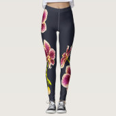 Midnight Blue, Tan Orchid Leggings (Voorkant)