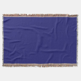Midnight Blue Throw Blanket Deken