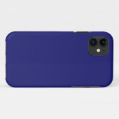 Midnight Blue Tough iPhone 11 Hoesje (Achterkant (horizontaal))