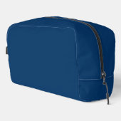 Midnight Blue Travel Dopp Kit – duurzaam en stijlv Toilettasje (Rechterhoek)