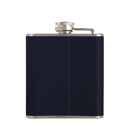 Midnight Blue Tuxedo Bridesman Wedding Flask Heupfles (Achterkant)