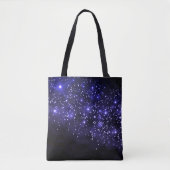 Midnight Blue Twilight Canvas tas (Voorkant)