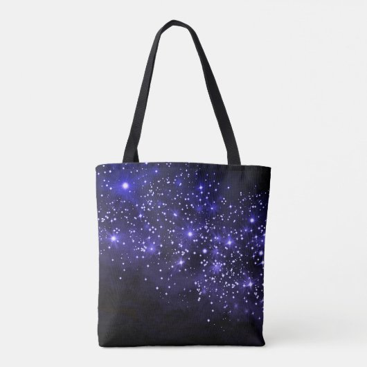 Midnight Blue Twilight Canvas tas (Achterkant)