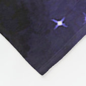 Midnight Blue Twilight Fleece Deken (Hoek)