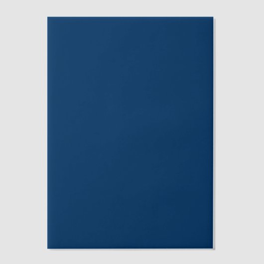 Midnight Blue Vellum Overlay – Elegant Uitnodigingen (Voorkant)