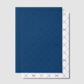 Midnight Blue Vellum Overlay – Elegant Uitnodigingen (Offset (Uitnodiging))