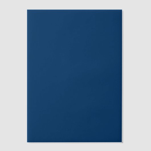 Midnight Blue Vellum Overlay – Elegant Vellum Uitnodigingen (Voorkant)