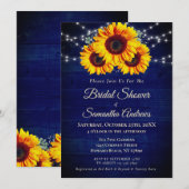 Midnight Blue Vrijgezellenfeest Zonnebloem String  Kaart (Voorkant / Achterkant)