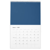Midnight Blue  wandkalender Kalender (Mar 2027)