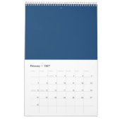Midnight Blue  wandkalender Kalender (Feb 2027)