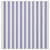 Midnight Blue & White lines/Stripes Pattern Stof (Swatch)