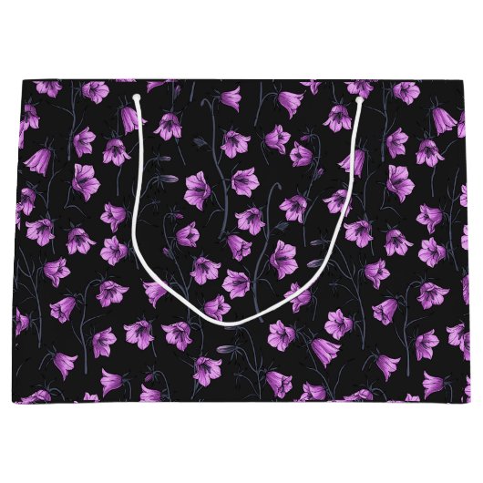 Midnight Bluebells, Harebells, Bellbloemen 2 Groot Cadeauzakje (Voorkant)