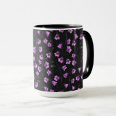 Midnight Bluebells, Harebells, Bellbloemen 2 Mok (Voorkant rechts)