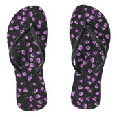 Midnight Bluebells, Harebells, Bellbloemen 2 Teenslippers (Voetbed)