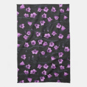 Midnight Bluebells, Harebells, Bellbloemen 2 Theedoek (Verticaal)