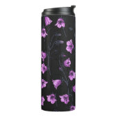 Midnight Bluebells, Harebells, Bellbloemen 2 Thermosbeker (Gedraaid links)