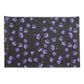 Midnight Bluebells, Harebells, bloemen Kussensloop (Achterkant-Rechts)