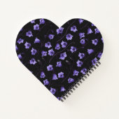 Midnight Bluebells, Harebells, bloemen Notitieboek (Achterkant)