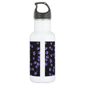 Midnight Bluebells, Harebells, bloemen Waterfles (Achterkant)