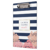 Midnight Blush Peony Clipboard Klembord (Links)