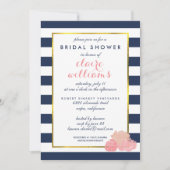 Midnight Blush Peony Vrijgezellenfeest Kaart (Voorkant)